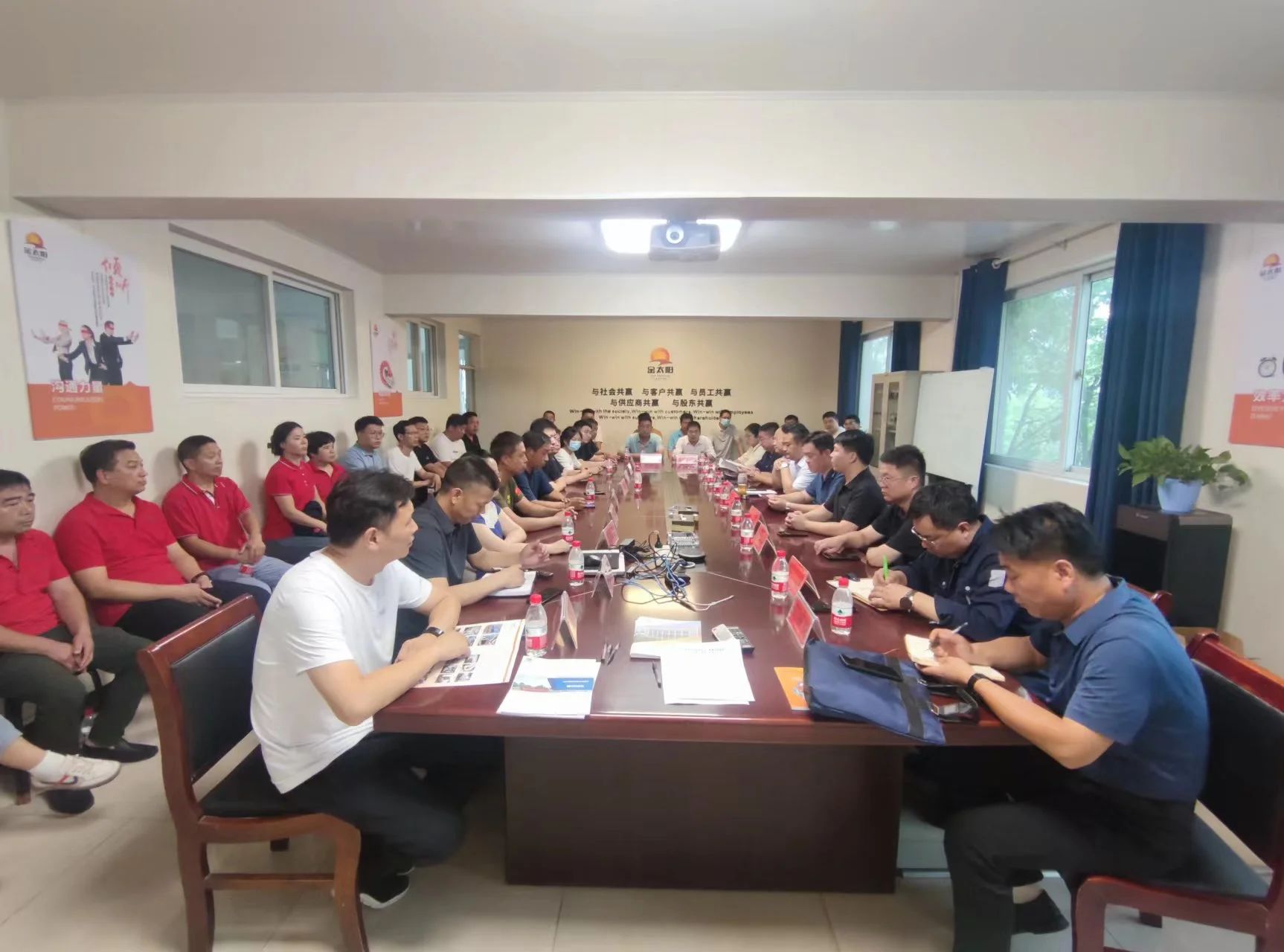 延津縣2023年工貿(mào)企業(yè)防汛應(yīng)急演練在我司舉行！